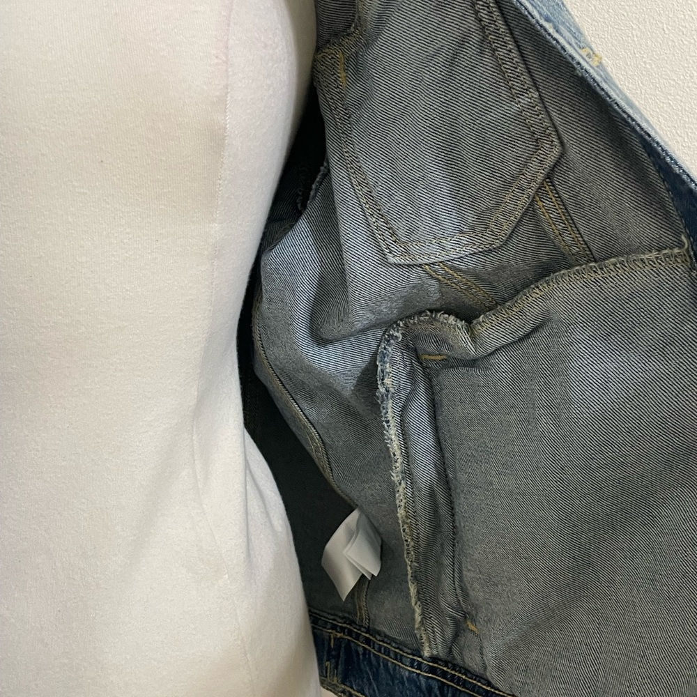New LUCKY BRAND+Coca Cola limited edition distressed denim trucker jacket - Picture 10 of 16